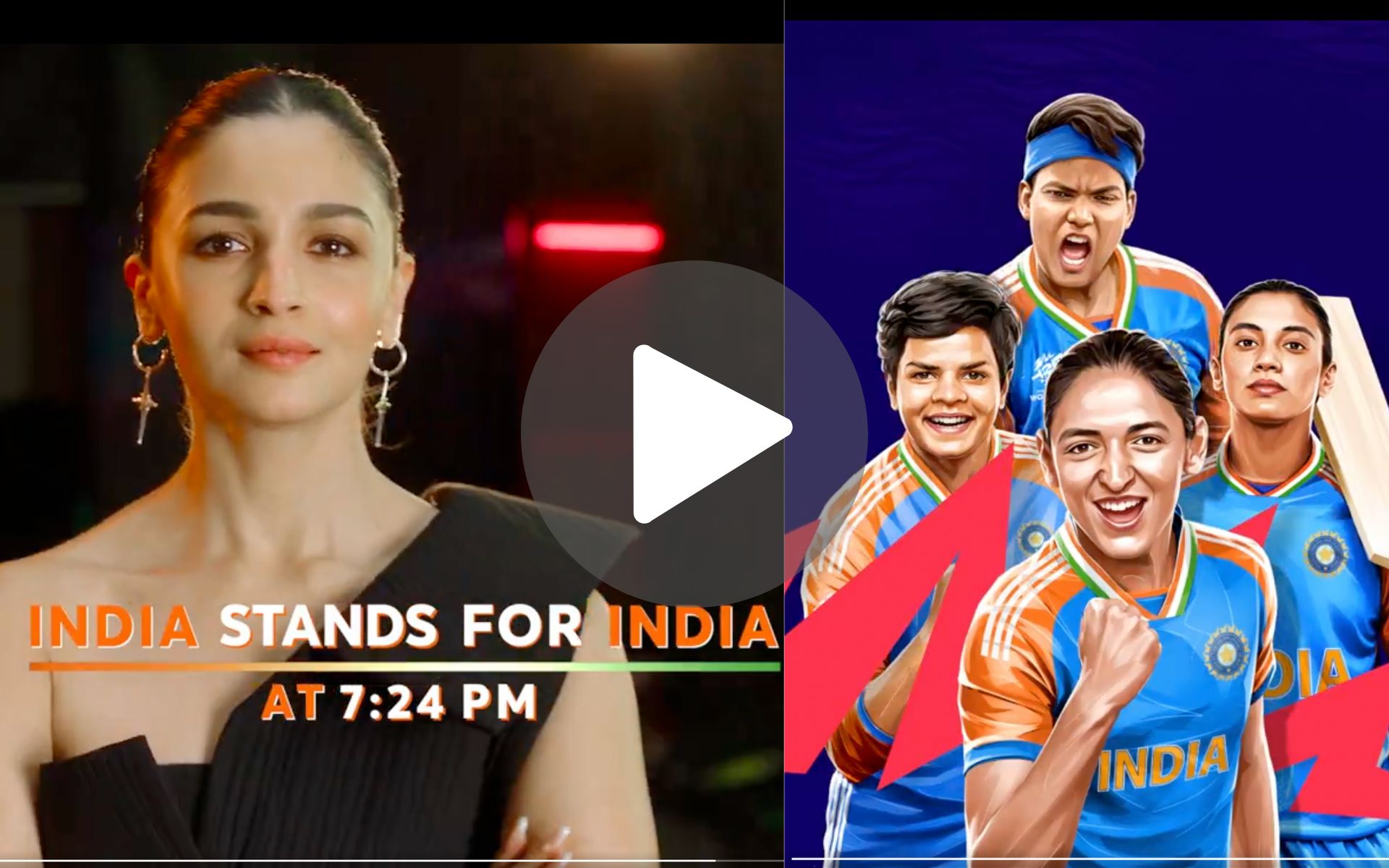 Alia Bhatt Motivates Harmanpreet Kaur And Co Before The Women's T20 World Cup - Watch